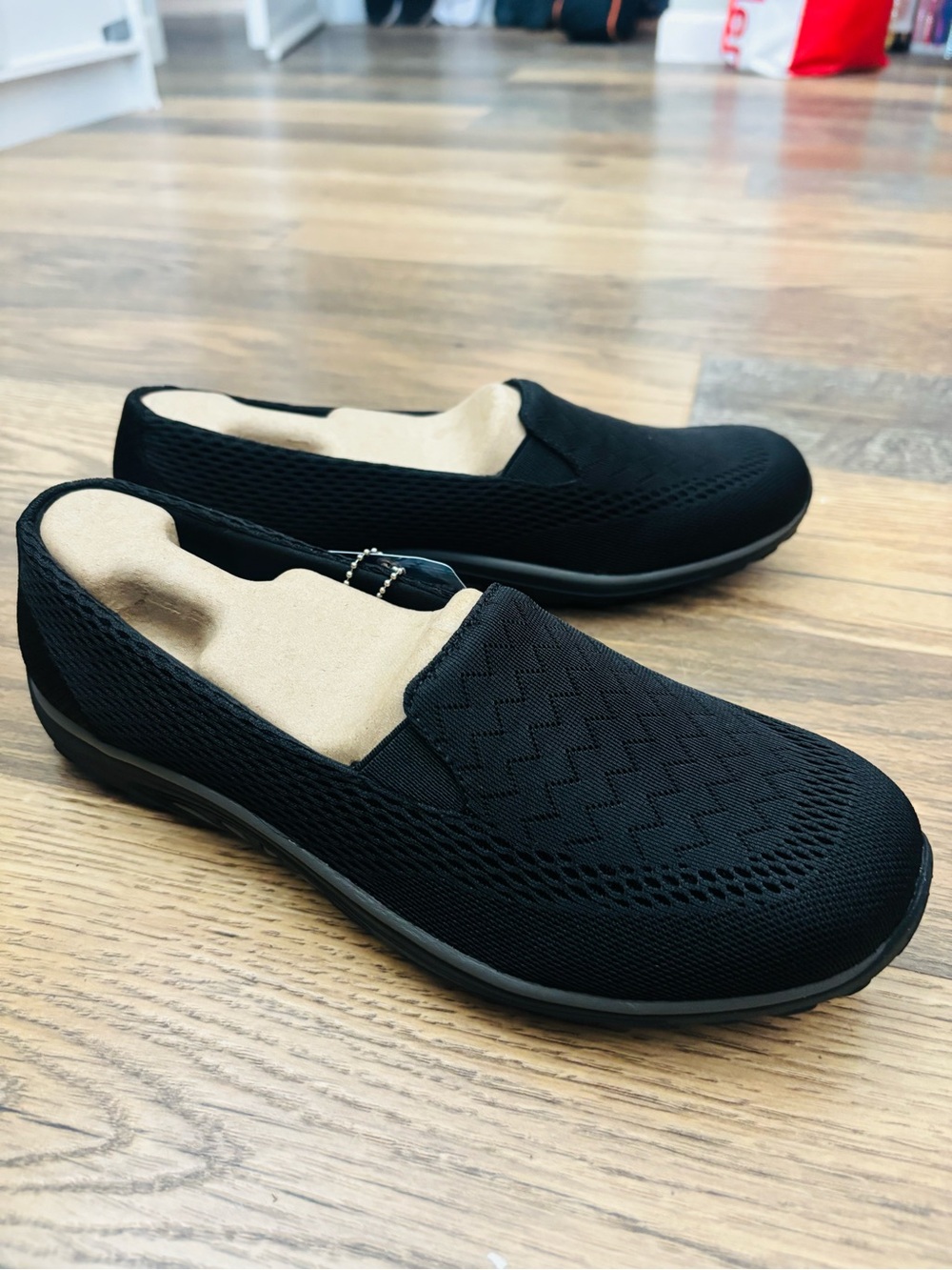 Skechers Black Reggae Fest Willows Slip-On Shoes 11 NIB